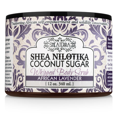 مقشر الجسم باللافندر Shea Terra (340ml)