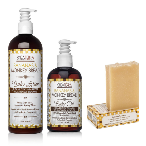 مجموعة الطفل للترطيب العميق (صابون و لوشن و زيت) Shea Terra