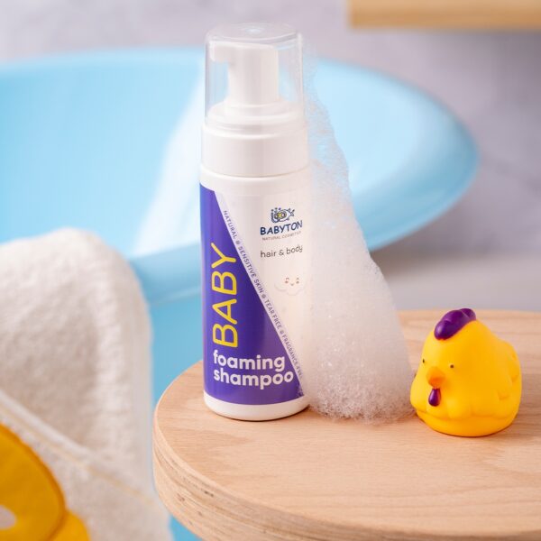 غسول و شامبو الرضع الرغوي babyton (150ml)