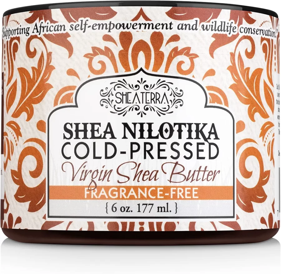 زبدة الشيا نيلوتيكا المعصورة عالبارد بدون رائحة Shea Terra (177ml)