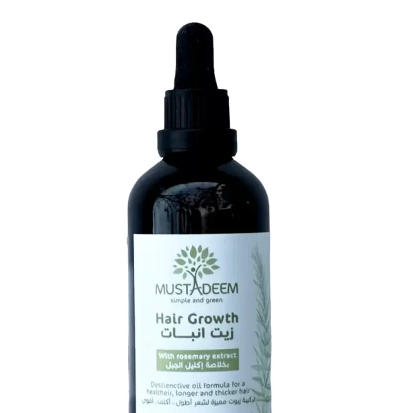 Hair Growth Oil with Rosemary Extract (100gm) Mustadeem