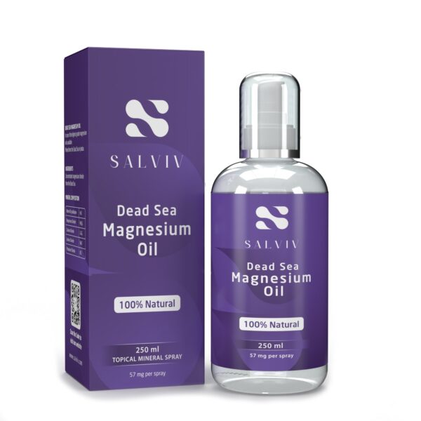 زيت المغنيسيوم المستخلص من البحر الميت Salviv (250ml)