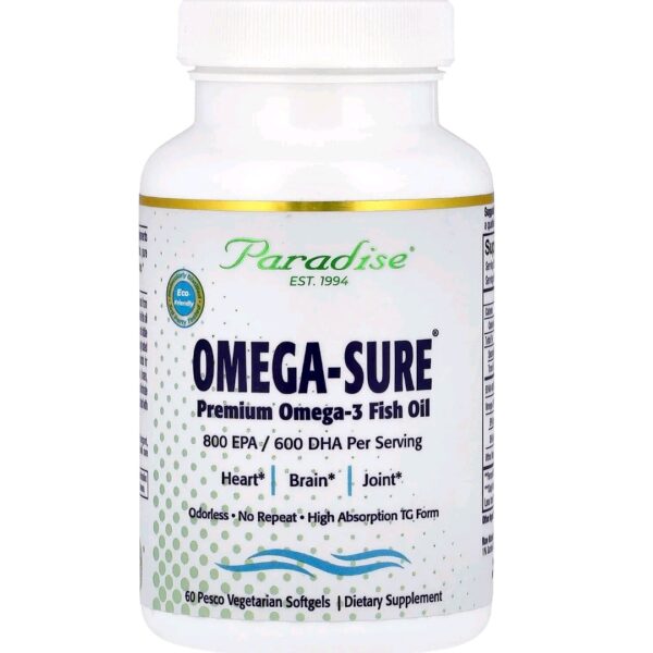 زيت السمك الغني بالأوميغا 3 Omega Sure (60)