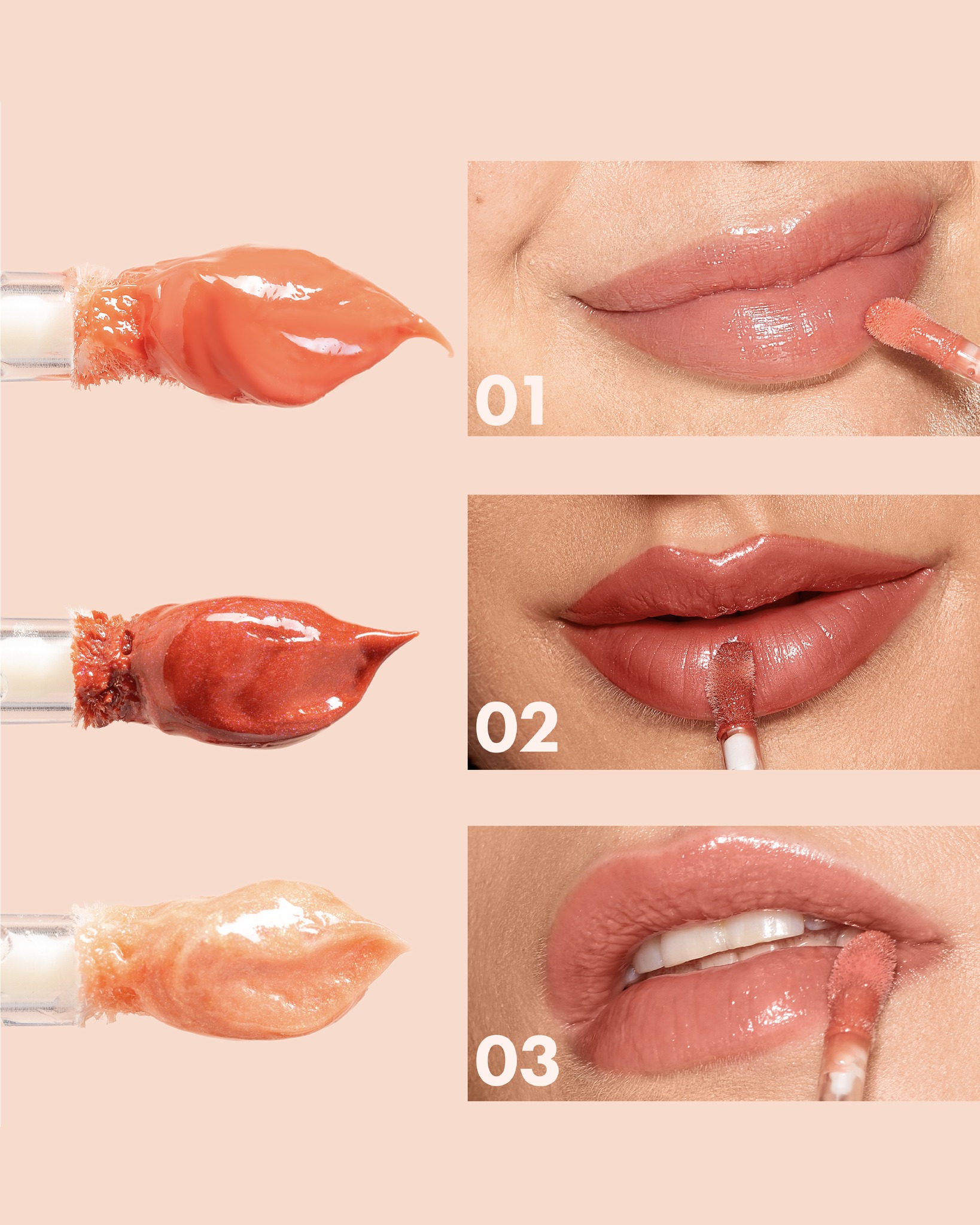 ملمع الشفاه المغذي Balmy Gloss PuroBio (4.2g) - الصورة 2