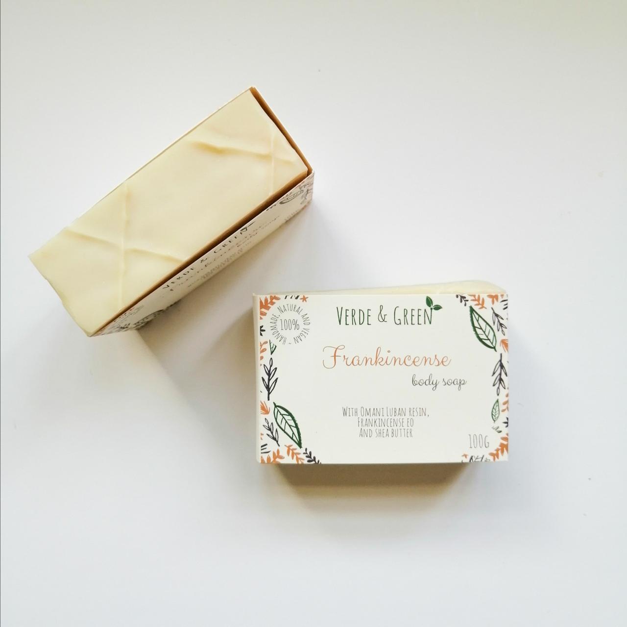 صابون الشيا باللبان العماني(100g) Verde & Green - الصورة 2